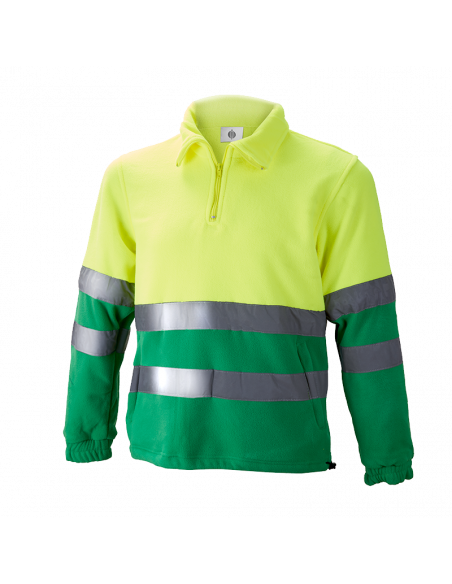 CHAQUETA CHINTEX POLAR ALTA VISIBILIDAD MEDIA CREMALLERA MOD 1091