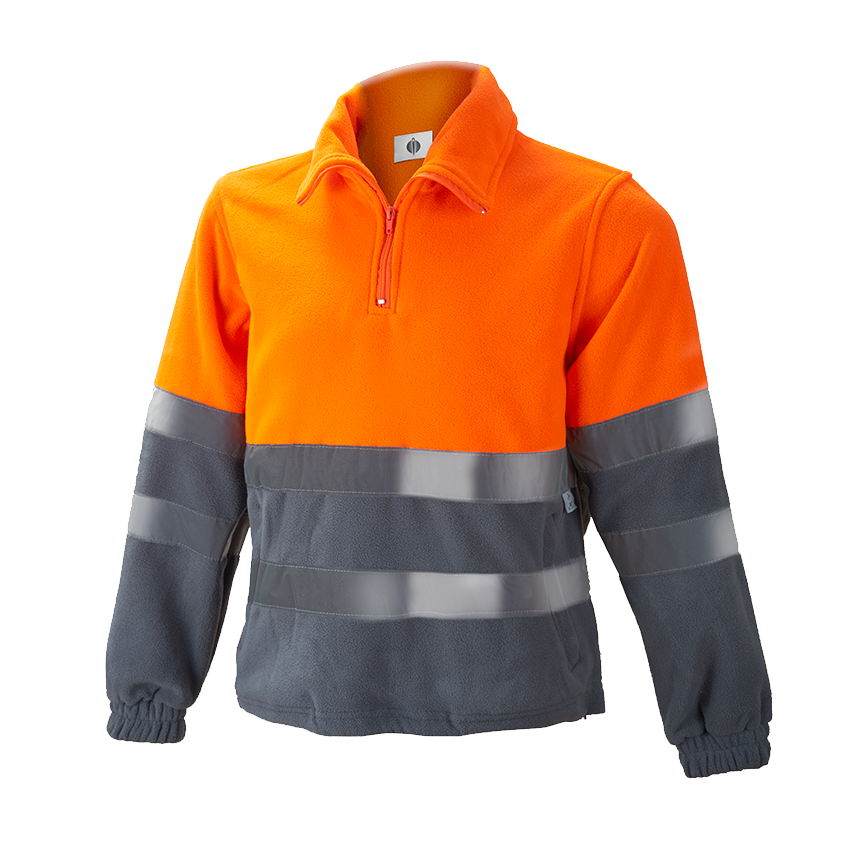 CHAQUETA CHINTEX POLAR ALTA VISIBILIDAD MEDIA CREMALLERA MOD 1091