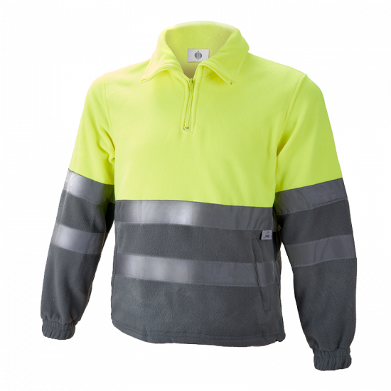CHAQUETA CHINTEX POLAR ALTA VISIBILIDAD MEDIA CREMALLERA MOD 1091
