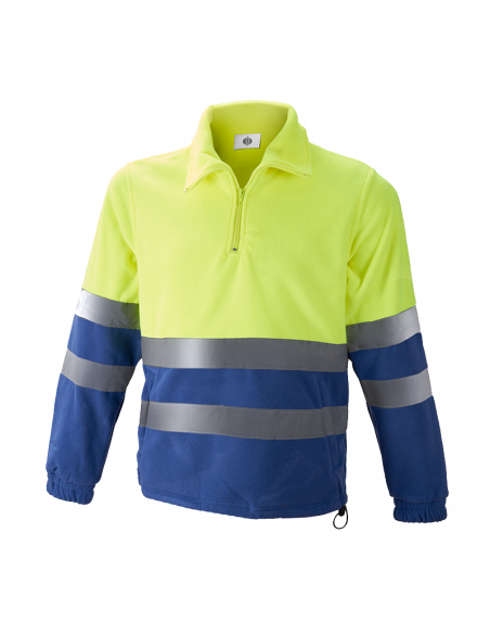 CHAQUETA CHINTEX POLAR ALTA VISIBILIDAD MEDIA CREMALLERA MOD 1091