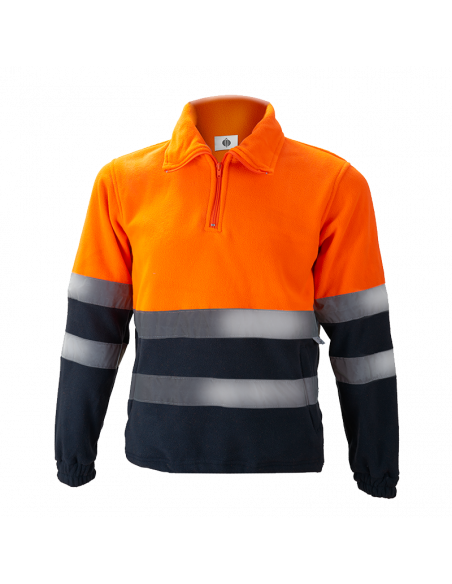CHAQUETA CHINTEX POLAR ALTA VISIBILIDAD MEDIA CREMALLERA MOD 1091