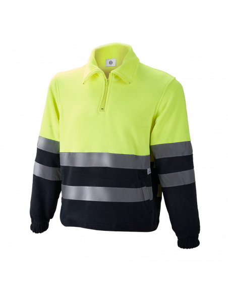 CHAQUETA CHINTEX POLAR ALTA VISIBILIDAD MEDIA CREMALLERA MOD 1091