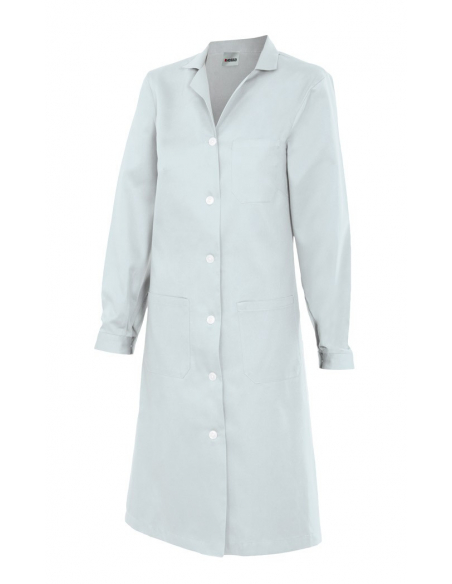 BATA MUJER MANGA LARGA CIERRE BOTONES MOD 908