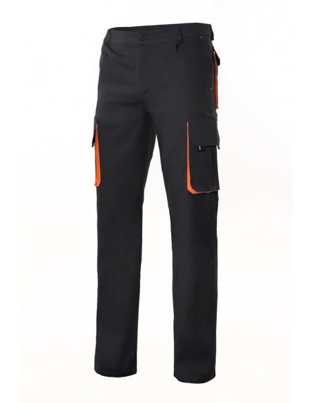 PANTALÓN MULTIBOLSILLOS BICOLOR REFORZADO