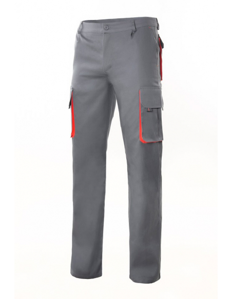 PANTALÓN MULTIBOLSILLOS BICOLOR REFORZADO