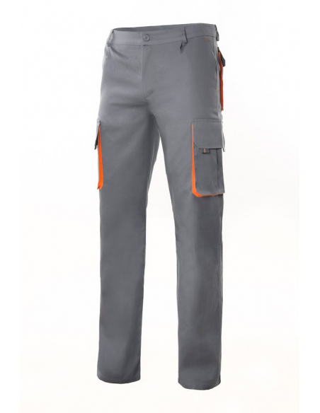 PANTALÓN MULTIBOLSILLOS BICOLOR REFORZADO