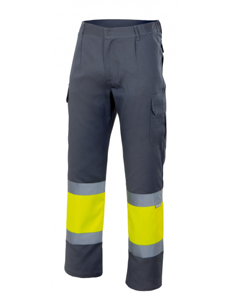 PANTALÓN ALTA VISIBILIDAD BICOLOR FORRADO MOD 156