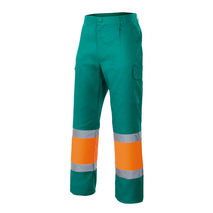 PANTALÓN ALTA VISIBILIDAD BICOLOR FORRADO MOD 156