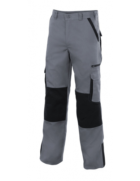 PANTALÓN BICOLOR MULTIBOLSILLOS REFORZADO SERIE PLOMO