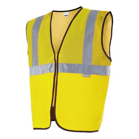 CHALECO ALTA VISIBILIDAD CON TEJIDO DE REJILLA MOD 146 2