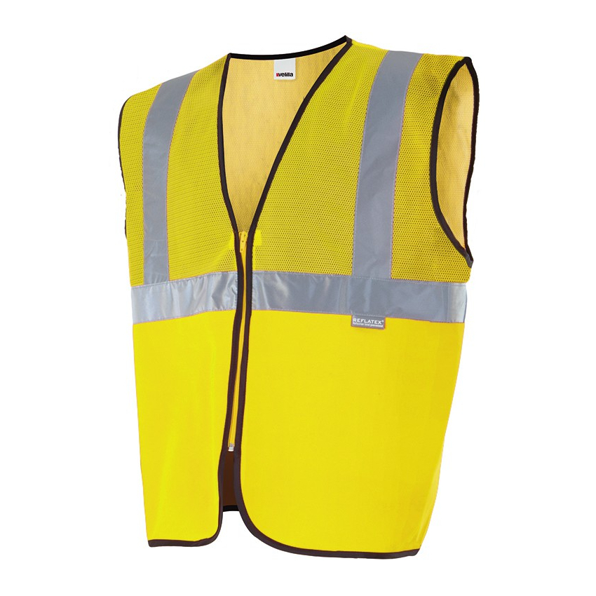 CHALECO ALTA VISIBILIDAD CON TEJIDO DE REJILLA MOD 146