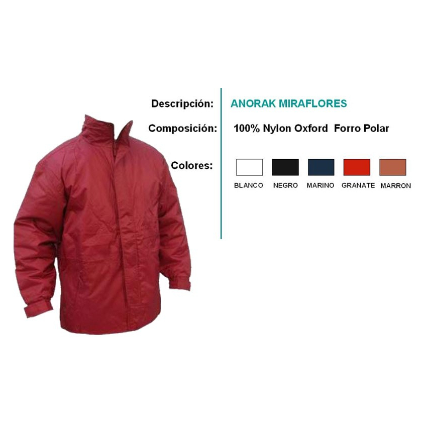 ANORAK MODELO MIRAFLORES MOD 301