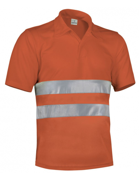POLO ALTA VISIBILIDAD BICOLOR MANGA CORTA MOD BUILD