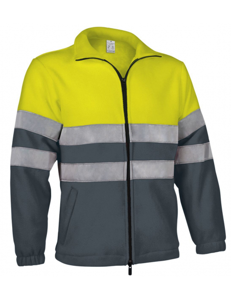 CHAQUETA POLAR ALTA VISIBILIDAD BICOLOR MOD AIRPORT