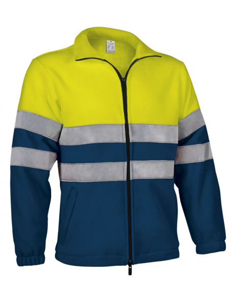 CHAQUETA POLAR ALTA VISIBILIDAD BICOLOR MOD AIRPORT