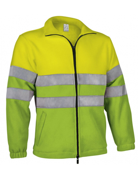 CHAQUETA POLAR ALTA VISIBILIDAD BICOLOR MOD AIRPORT
