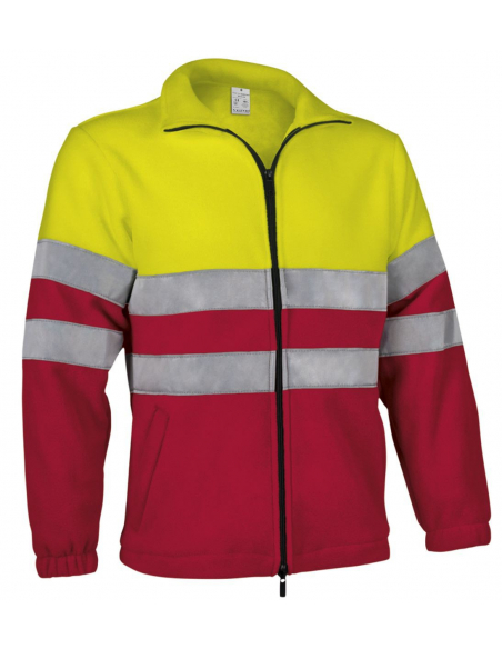 CHAQUETA POLAR ALTA VISIBILIDAD BICOLOR MOD AIRPORT