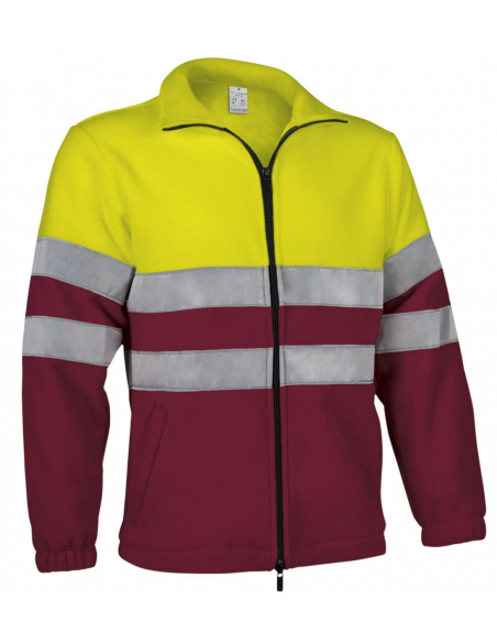 CHAQUETA POLAR ALTA VISIBILIDAD BICOLOR MOD AIRPORT